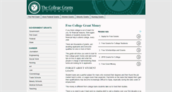 Desktop Screenshot of collegegrant.net